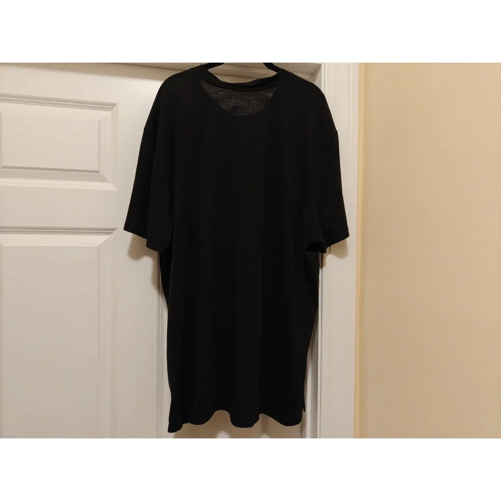 The North Face Mens Black Active Short Sleeve T-Shirt XXL Crew Neck Stretch Logo